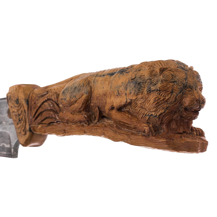 Composition with a knife "Lion Pride"