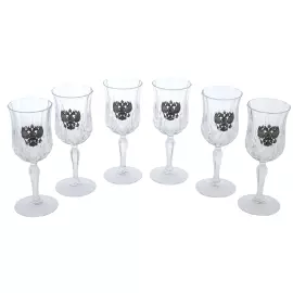 Набор бокалов для вина "Герб РФ" на 6 персон