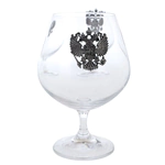 A set of cognac glasses "Coat of Arms of the Russian Federation" for 6 people