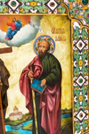 Icon of Saints Peter and Paul with mother of pearl