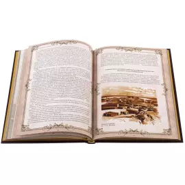 Книга в кожаном переплете "Черное золото. История Российской нефти" Златоуст