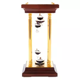 Galileo thermometer on 4 racks, Zlatoust
