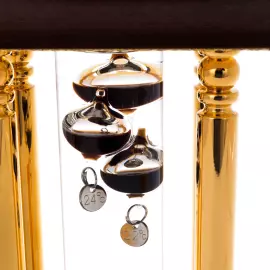Galileo thermometer on 4 racks, Zlatoust