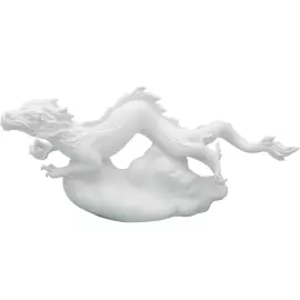 Скульптура фарфоровая "Дракон на облаке"