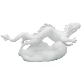 Скульптура фарфоровая "Дракон на облаке"