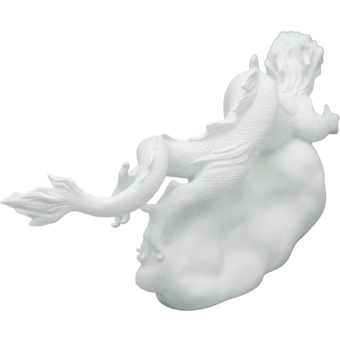 Porcelain sculpture "Dragon on a cloud"