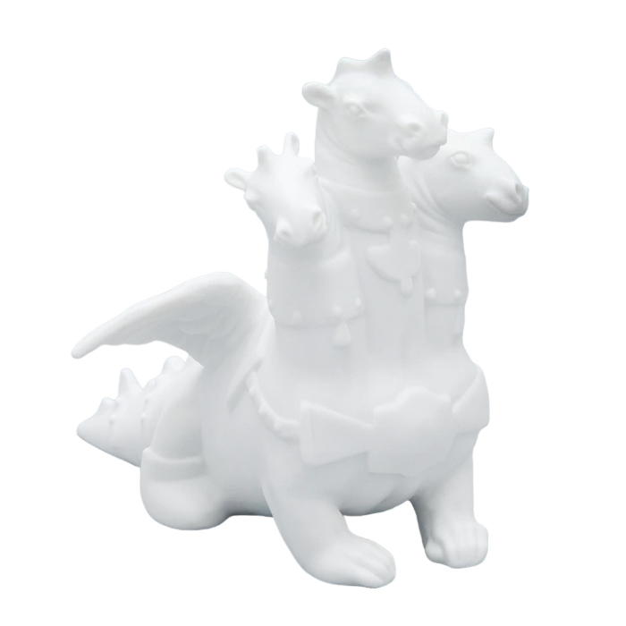 Porcelain sculpture "Serpent-Gorynych"