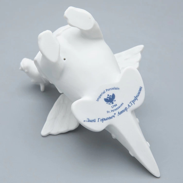 Porcelain sculpture "Serpent-Gorynych"