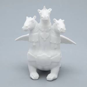 Porcelain sculpture "Serpent-Gorynych"