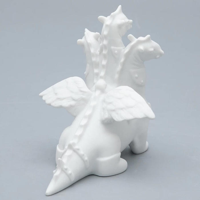 Porcelain sculpture "Serpent-Gorynych"