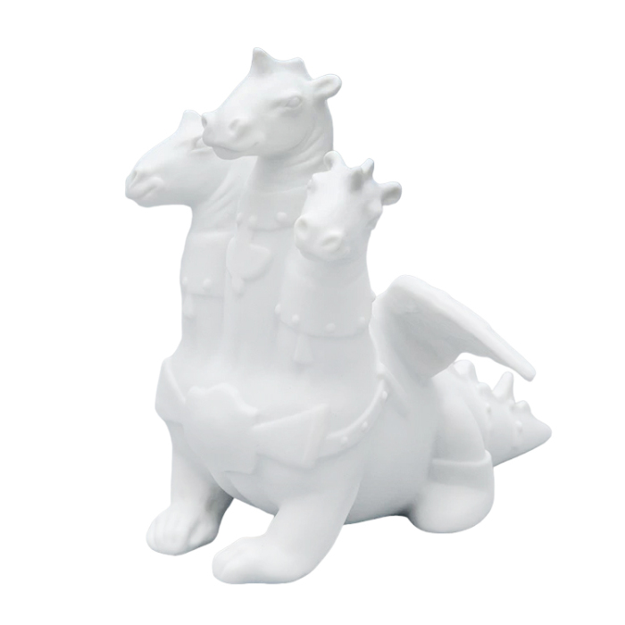 Porcelain sculpture "Serpent-Gorynych"