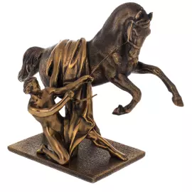 A set of bronze statuettes "Horses of Klodt" 4 pcs.