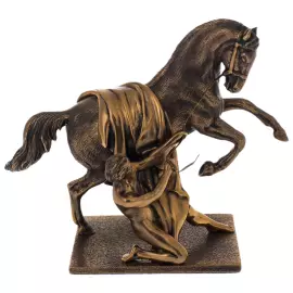 A set of bronze statuettes "Horses of Klodt" 4 pcs.
