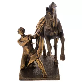 A set of bronze statuettes "Horses of Klodt" 4 pcs.