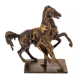 A set of bronze statuettes "Horses of Klodt" 4 pcs.