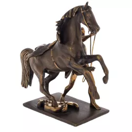 A set of bronze statuettes "Horses of Klodt" 4 pcs.