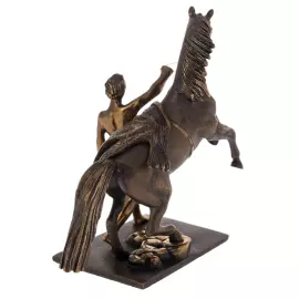 A set of bronze statuettes "Horses of Klodt" 4 pcs.