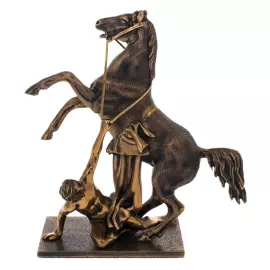 A set of bronze statuettes "Horses of Klodt" 4 pcs.