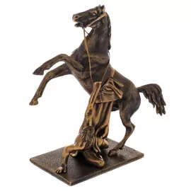 A set of bronze statuettes "Horses of Klodt" 4 pcs.
