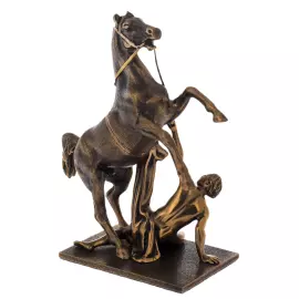 A set of bronze statuettes "Horses of Klodt" 4 pcs.
