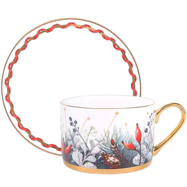 Idyll tea set with Kalenda pattern for 6 people