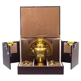 Набор чайный с самоваром на 4 персоны, Златоуст