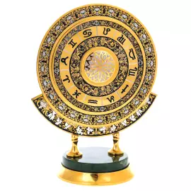 Часы "Вечный календарь" на нефрите