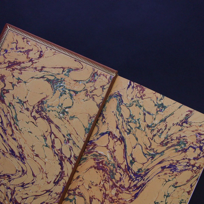 The leather-bound book "Mathematical principles of natural Philosophy" by Newton I.