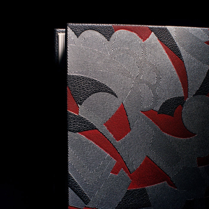 The leather-bound book "My Way" by S. Yesenin.