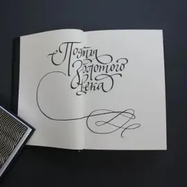 Книга в кожаном переплете "Поэты Золотого века" Книга в кожаном переплете "Поэты Золотого века"