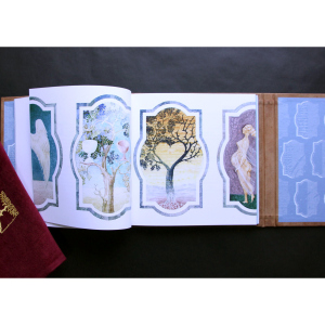 The leather-bound book "The Prophet" by Gibran H.