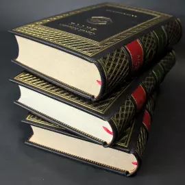 Книга в кожаном переплете "Воспоминания" Витте С., в 3-х томах, 1960 г.