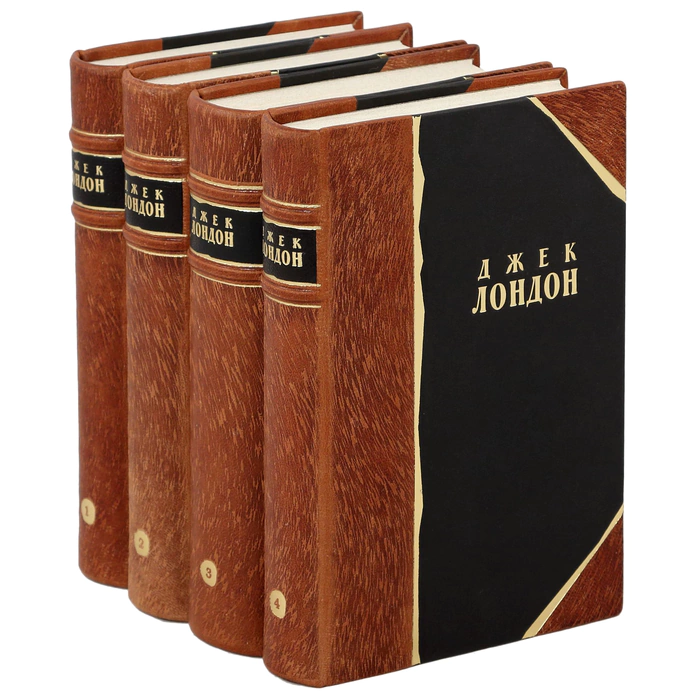 The leather-bound book "Collected Works " in 8 volumes by GICHL, 1954 London