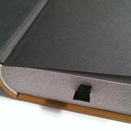 A leather-bound book "Collected Works " in 10 volumes by M. Sholokhov.
