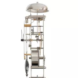 Hermle table clock, black