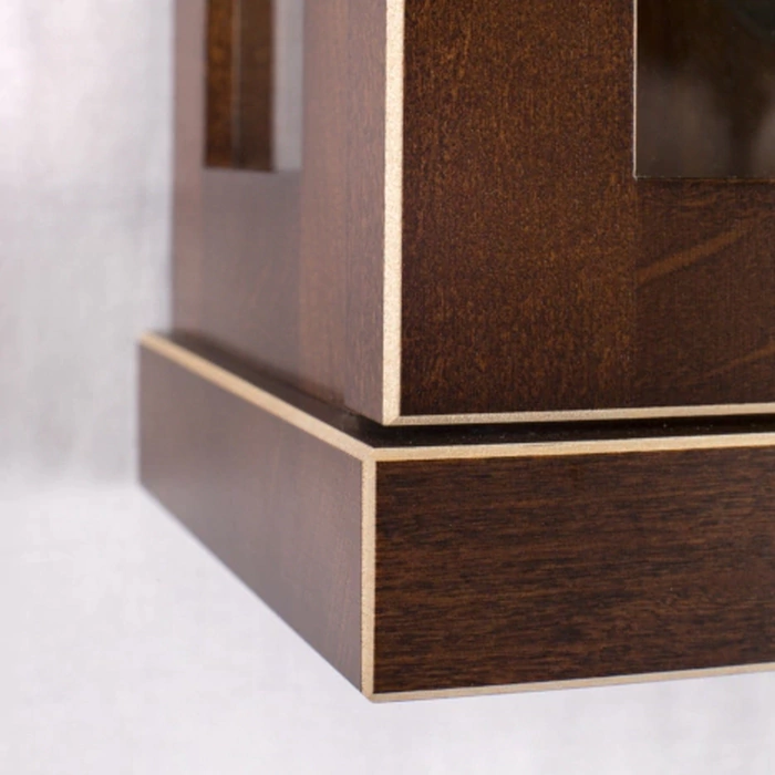 Hermle wall clock, walnut