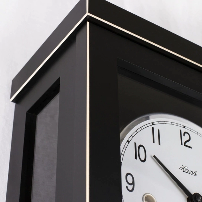 Hermle wall clock, black