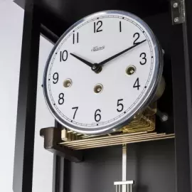 Hermle wall clock, black