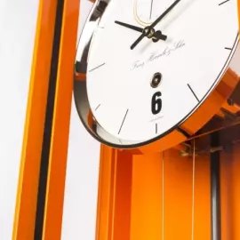 Настенные часы Hermle, оранжевые
