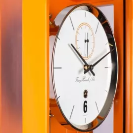 Настенные часы Hermle, оранжевые