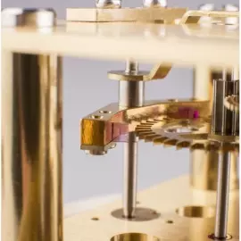 Настенные часы Hermle, оранжевые