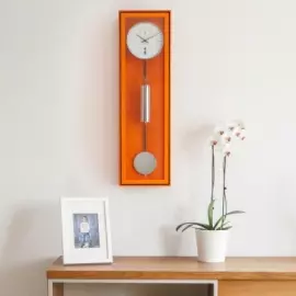 Настенные часы Hermle, оранжевые