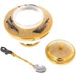Beluga caviar bowl with silvering and gilding, Zlatoust