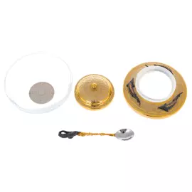 Икорница "Белужья" с серебрением и золочением, Златоуст