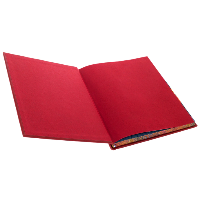 A leather-bound book "Moscow. History. Architecture. Art" in French
