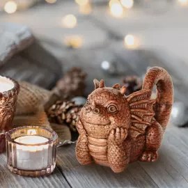 Набор статуэток из бука "Дракончики" 3шт, в подарочной коробке