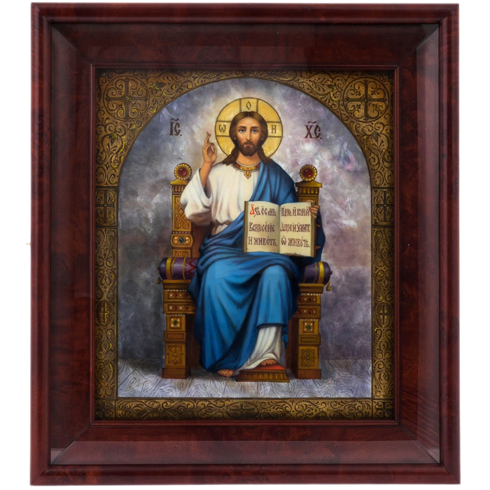 Icon of the "Lord Almighty" with mother of pearl
