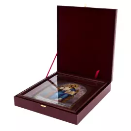 Икона "Господь Вседержитель" с перламутром