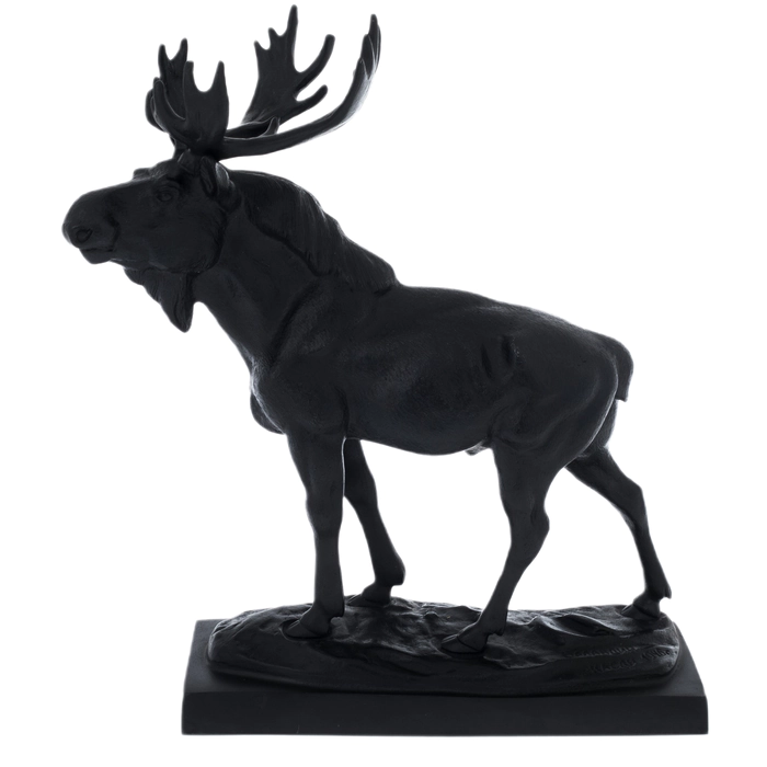 Cast iron statuette "Moose"