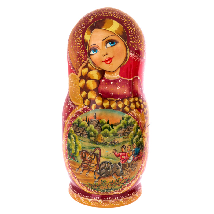 Matryoshka doll for 15 seats "Summer three" (31 cm)